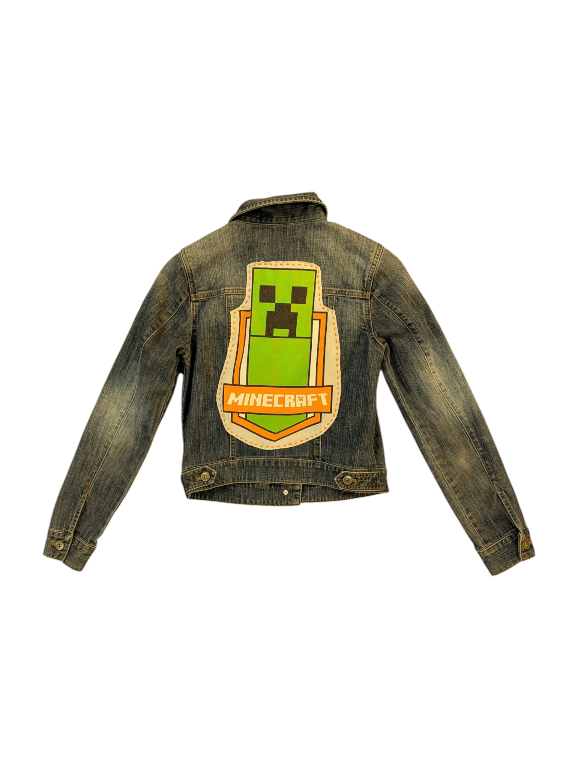 Mine Craft Kids Denim Jacket (Small) 