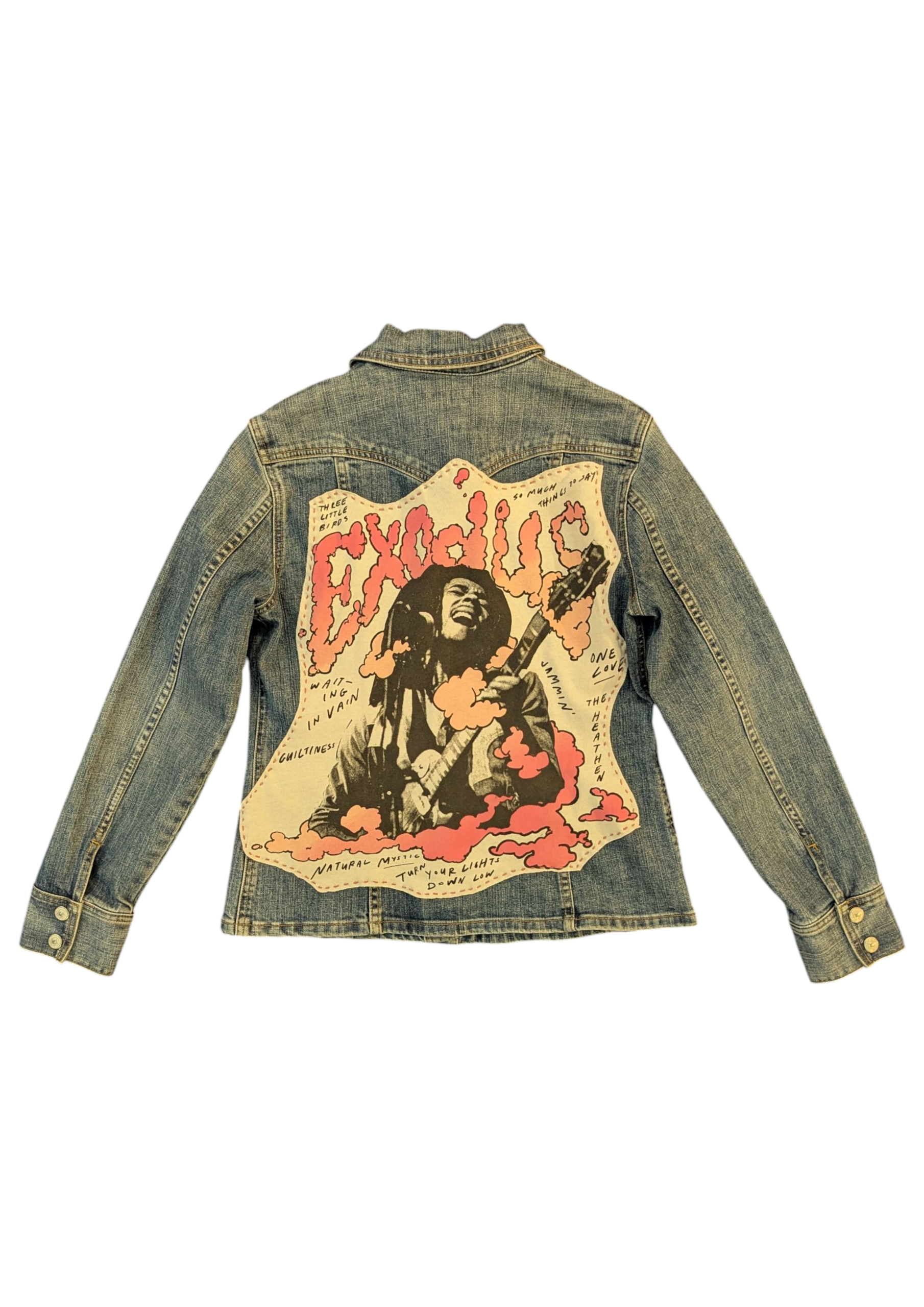 Bob Marley Exodus Denim Jacket (Medium) 
