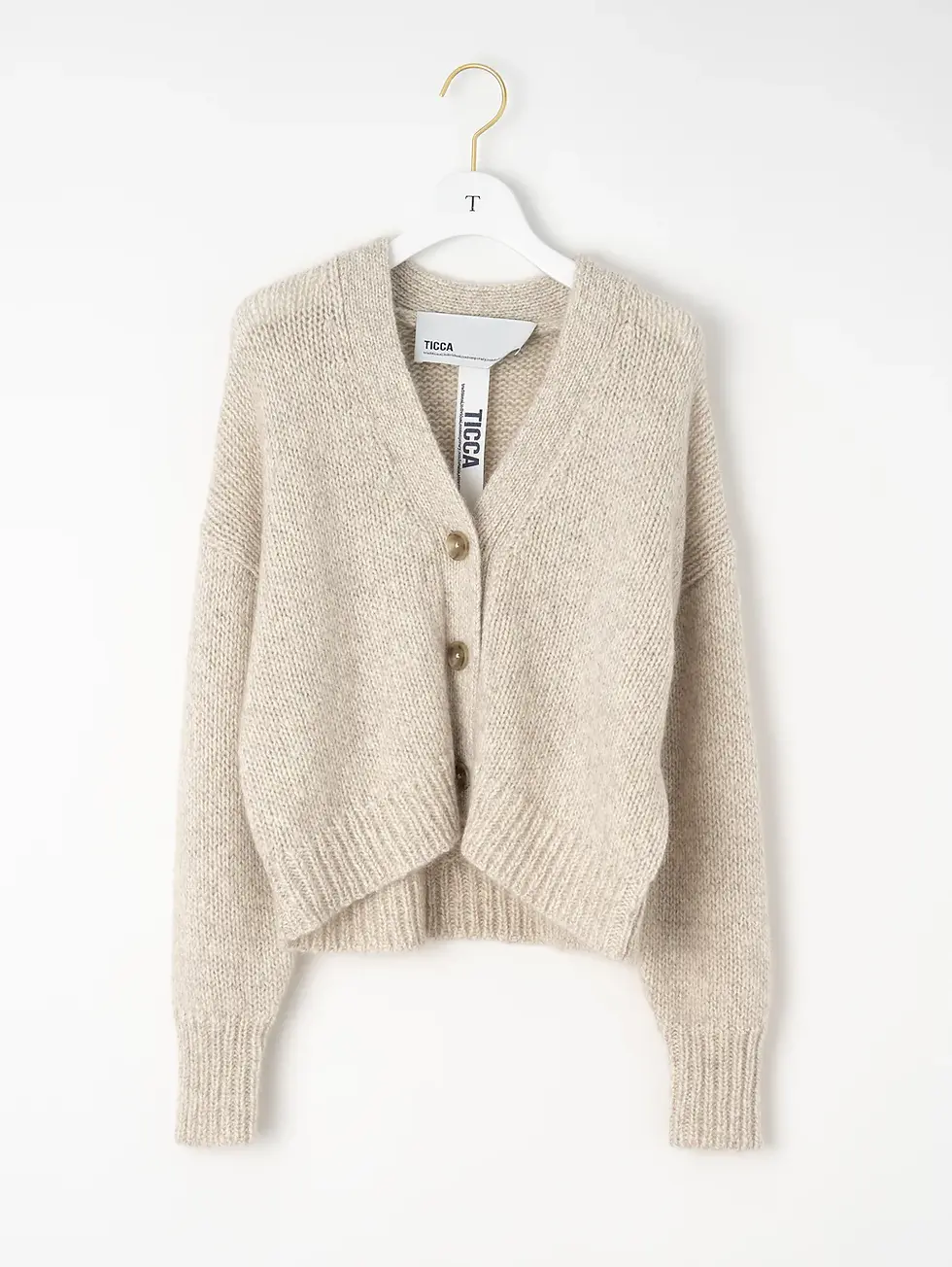 ウールカシミヤショートカーディガン