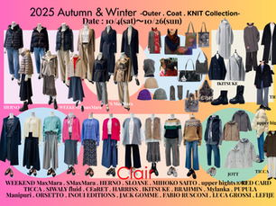 2025 Autumn & Winter   アウター・コート＆ニット大特集
