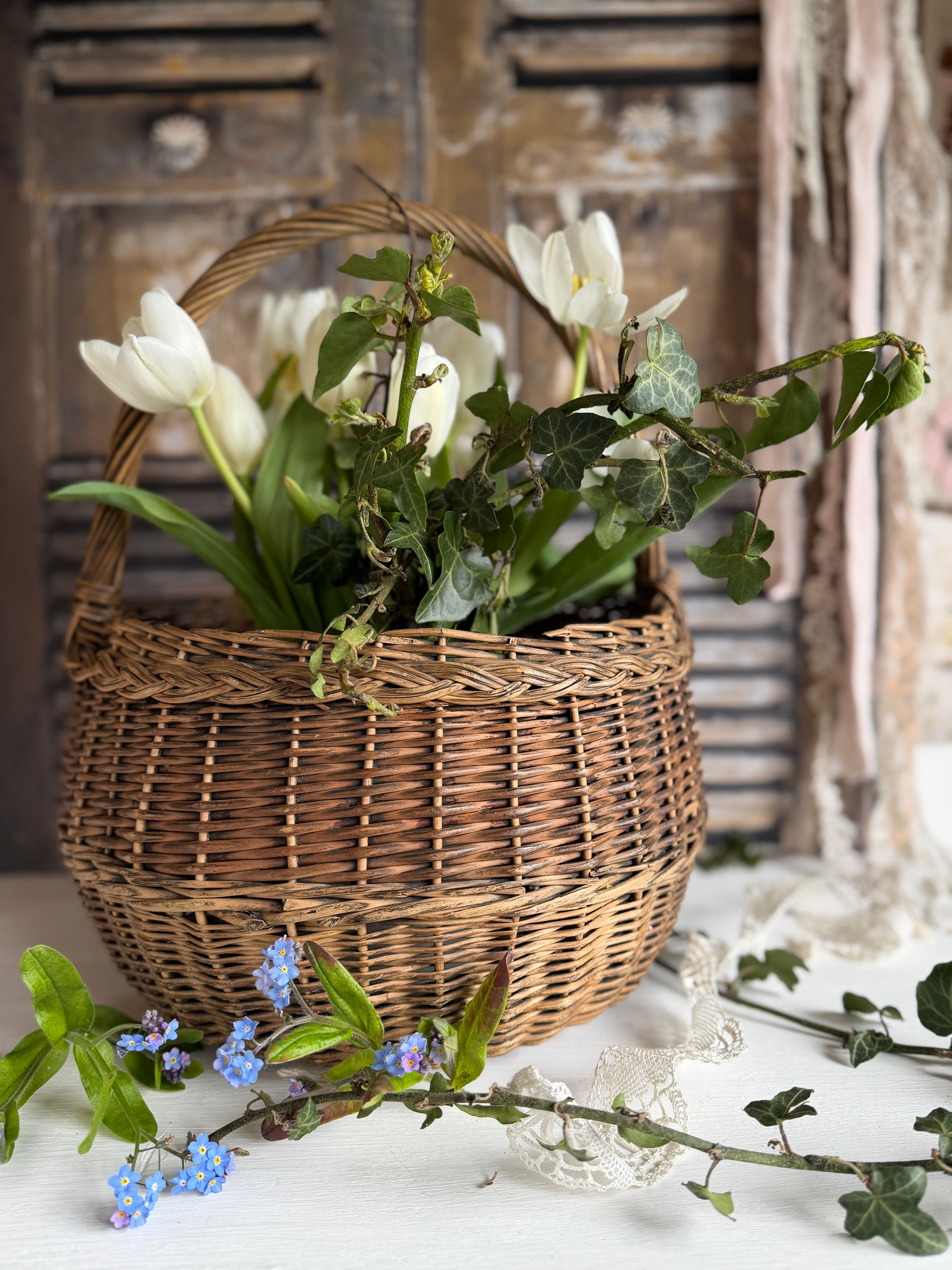 Vintage Wicker Basket