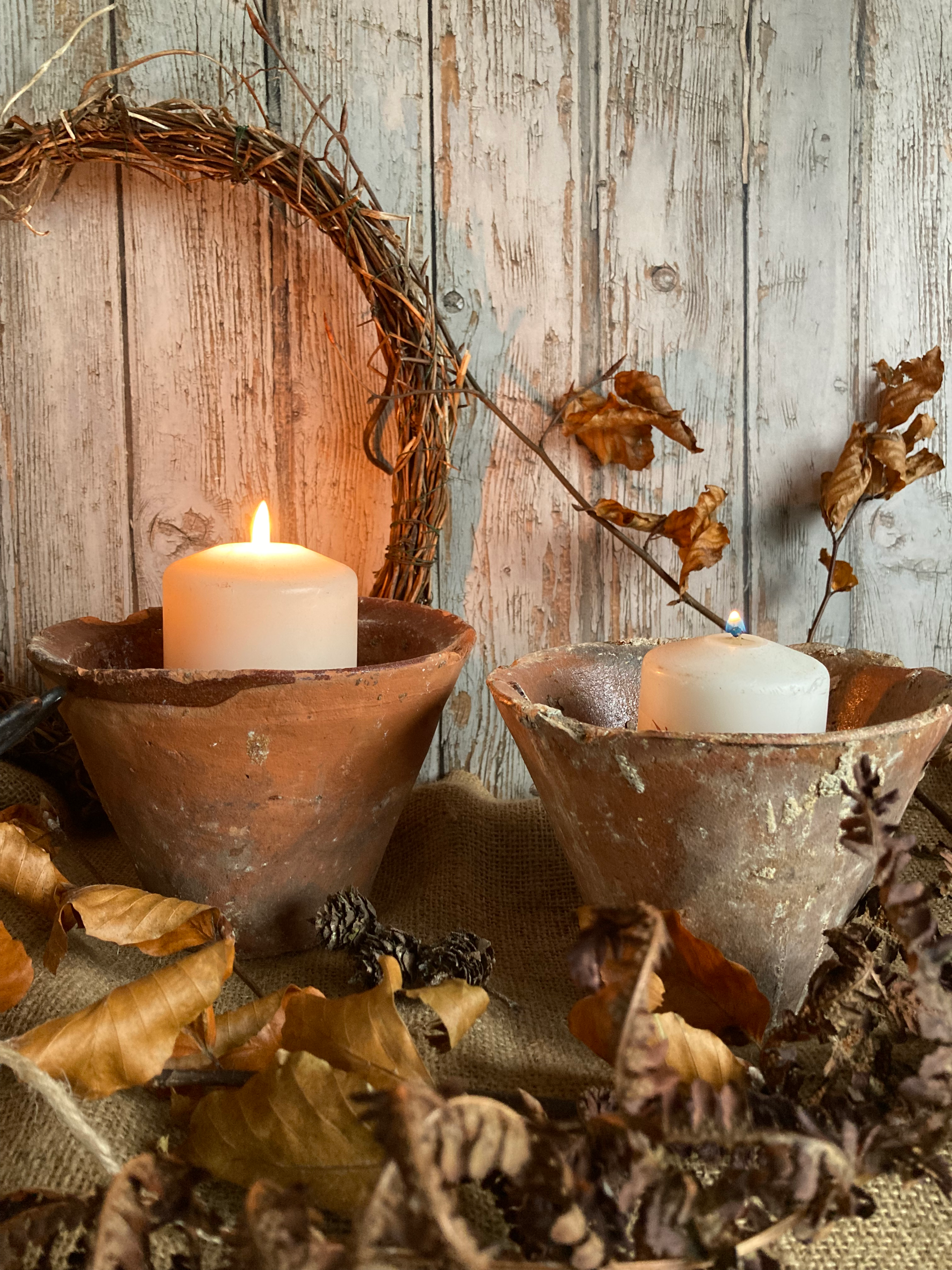 Terracotta Antique French Resin Pot