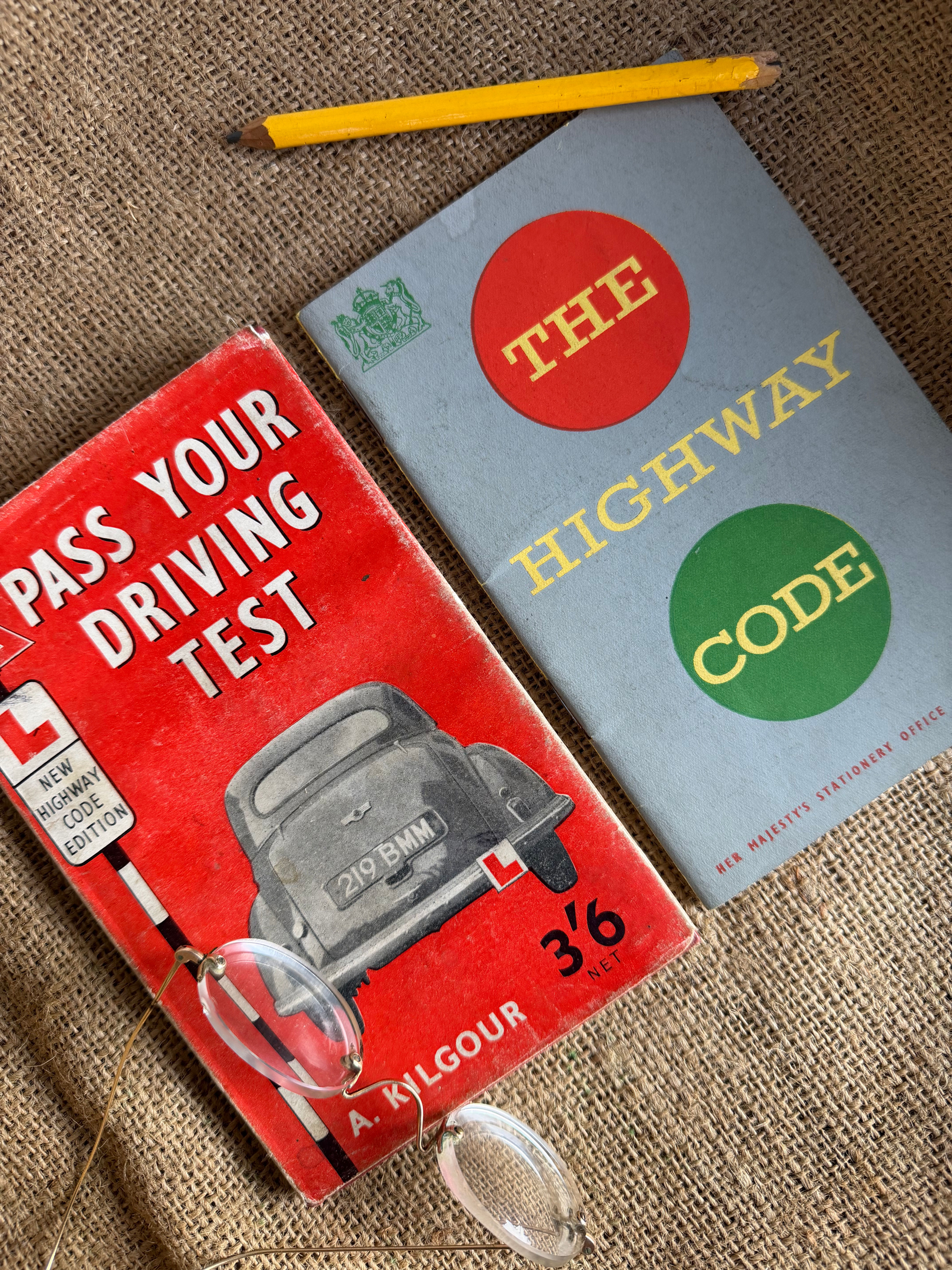 Pair of Vintage Driving Books