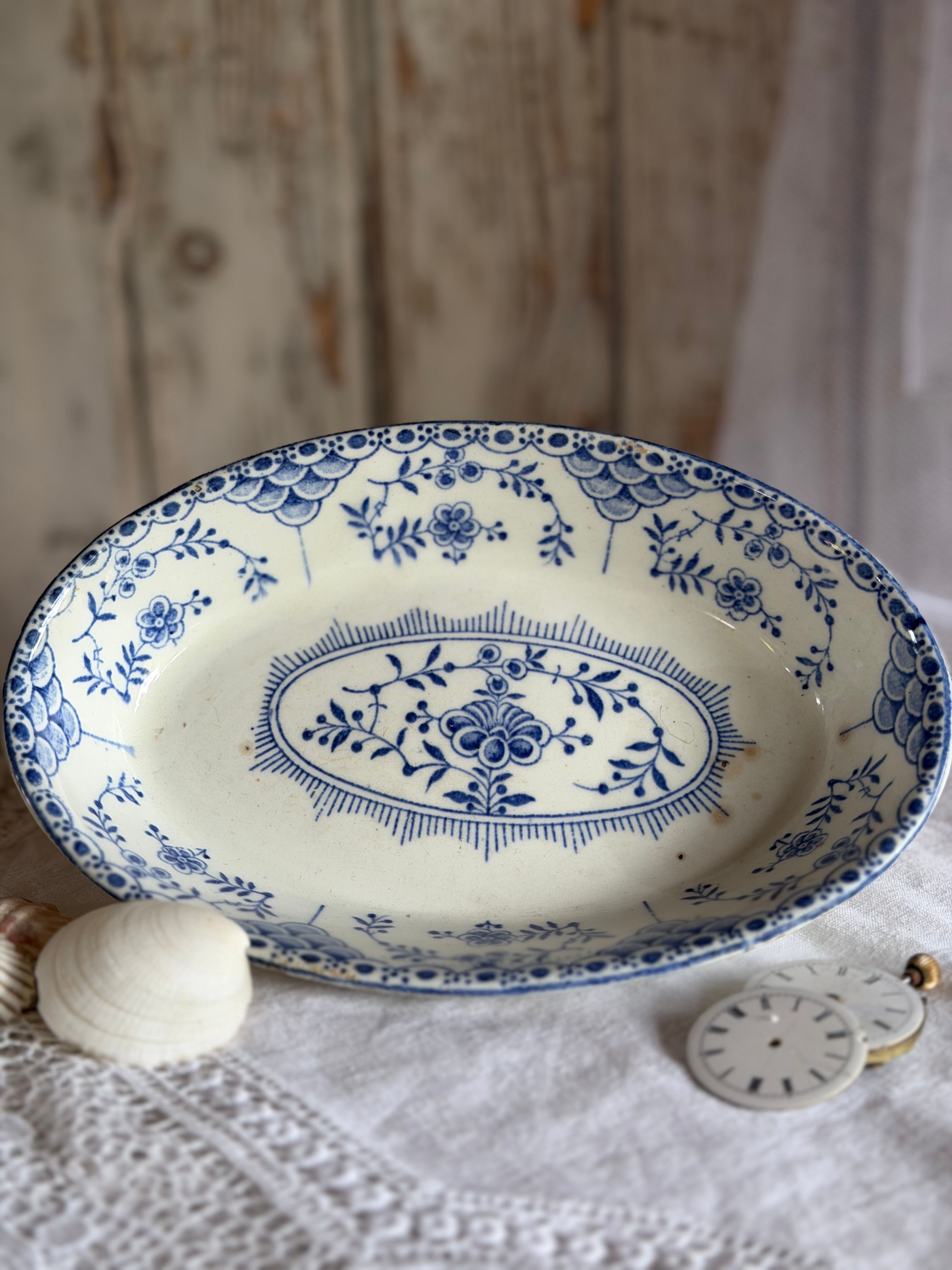 Antique Oval Dish ‘Jutland’