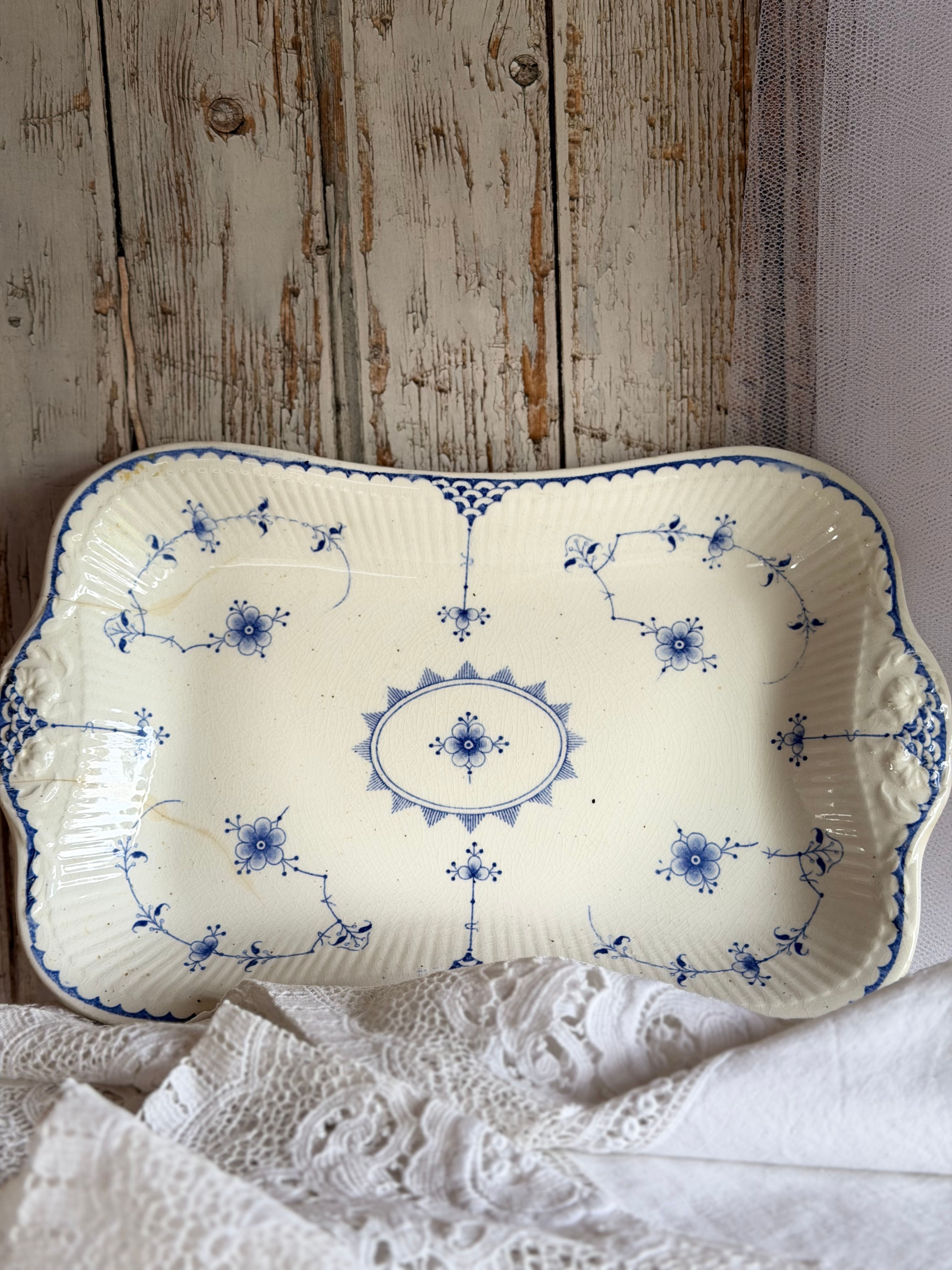 Antique Furnivals ‘Blue Denmark’ Platter