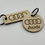 Thumbnail: Houten Sleutelhanger – Audi | Rond of Rechthoekig