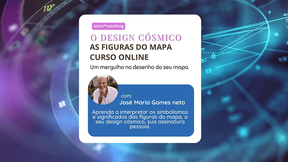 O DESIGN CÓSMICO - AS FIGURAS DO MAPA