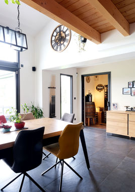 Architecture salon contemporain