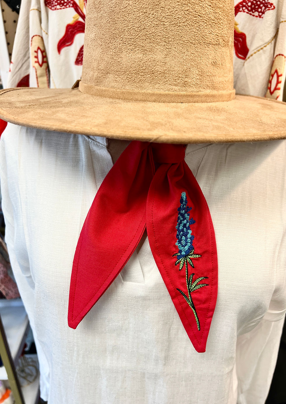 Thumbnail: Bluebonnet Ascot Scarves (SOLD IN CASE OF 2)