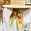 Thumbnail: Floral Yellow Ascot Scarf (SOLD IN CASE OF 2)