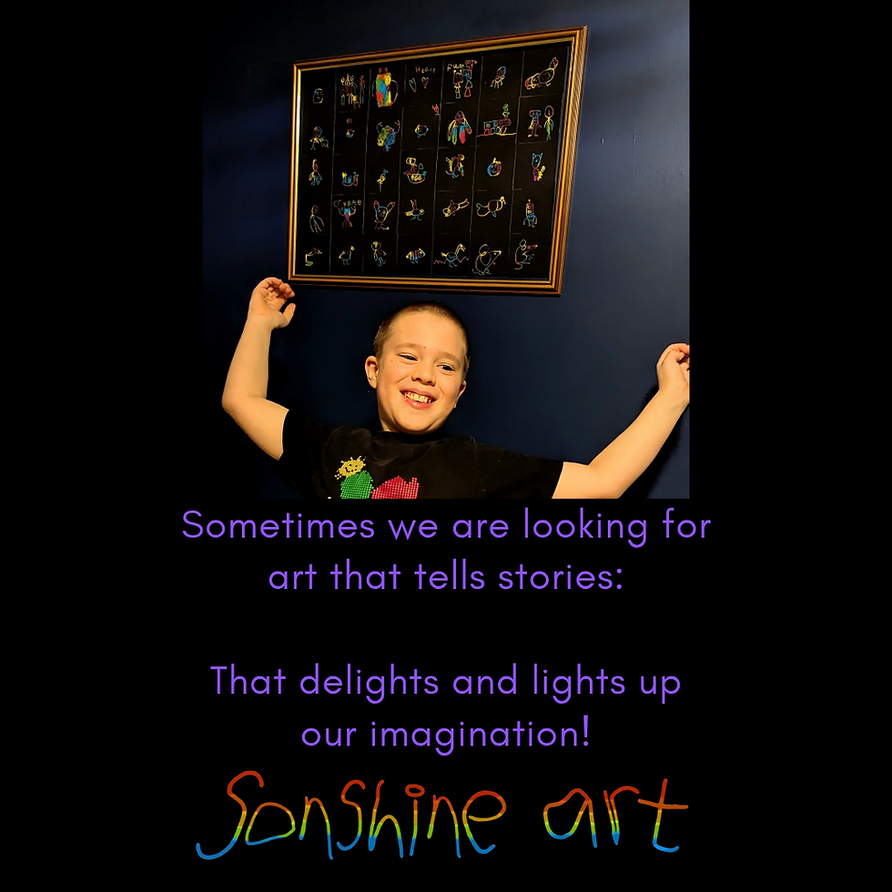 Art that's full of stories