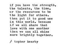 Let's shine brightly together!