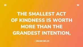 Be a person of action.