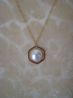 Extra Large Coin Pearl Necklace