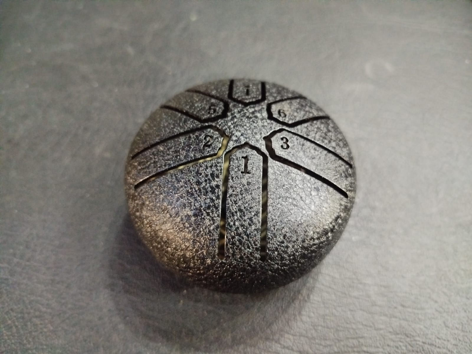 3" Steel Tongue Drum 6Notes (Black)