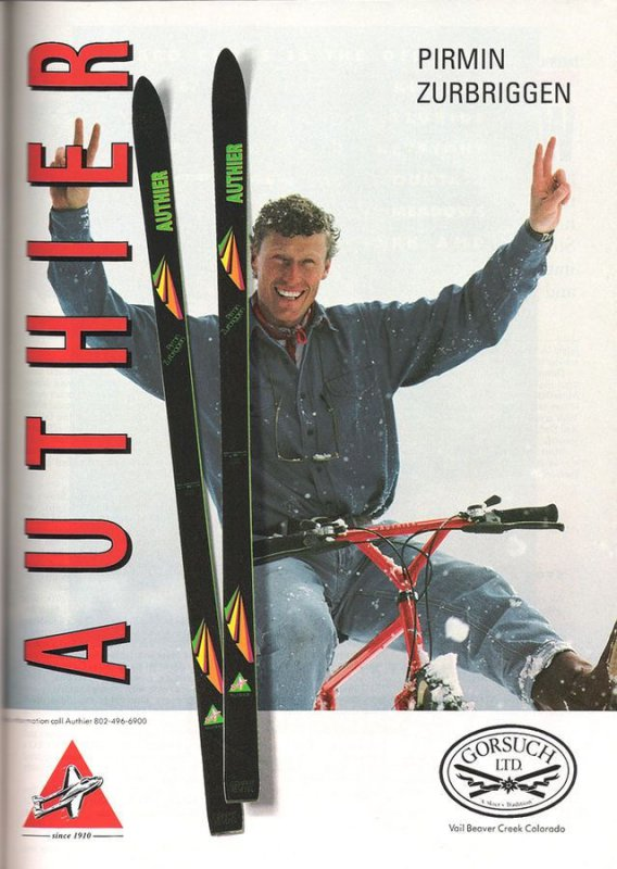 1990 Advert P. Zurbriggen