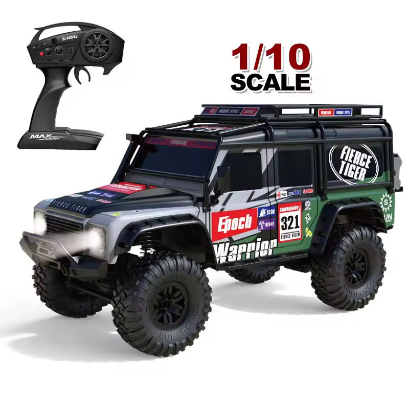 Thumbnail: MZtoyz Landrover Defender 1:10 Scale 4WD Electric RC Crawler Off-Road Truck