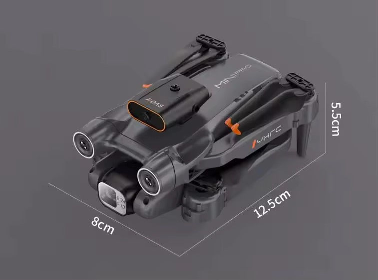 Thumbnail: MZtoyz P12 Dual Camera Drone, Remote Control Quadcopter Brushless Motor