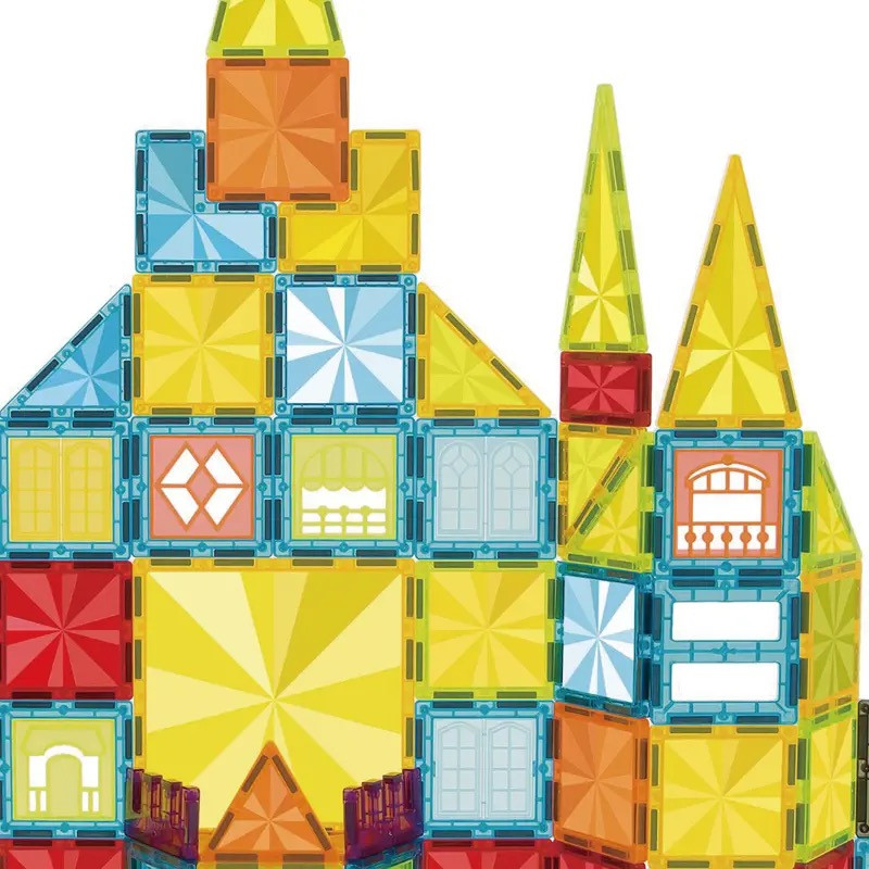 Thumbnail: MZtoyz 115 Pieces Strong Magnatic Building Block Pre School Learning Educational