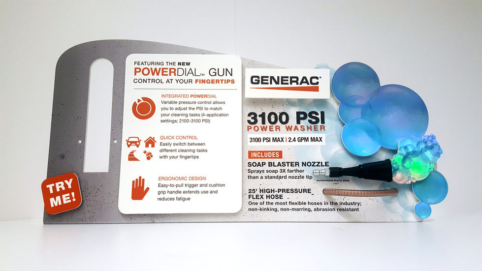 Generac PowerDial Gun Display