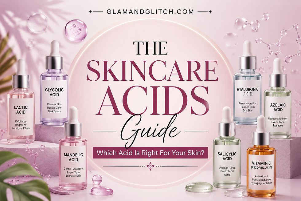 The Ultimate Skincare Acids Guide: Which Acid Is Right for Your Skin?