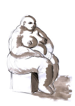 Woman sitting 2017
