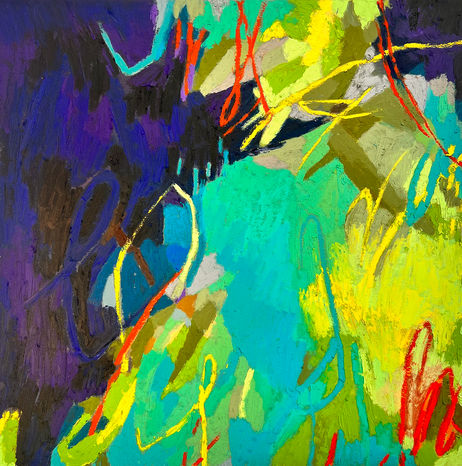 Transform_Oil Pastel_50x50cm_£325_Luana Asiata
