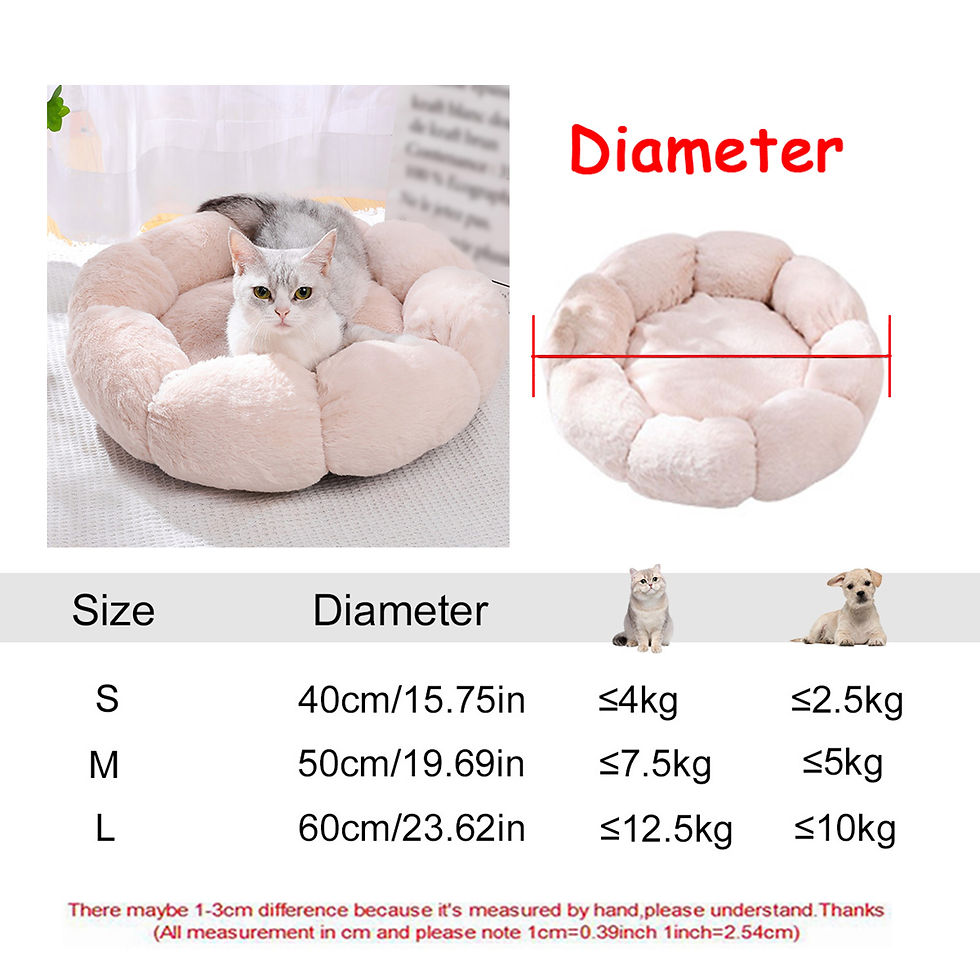 Thumbnail: 40-90cm 6 Sizes Round Pet Bed for Large Dog Bed Super Soft Cat Bed Plush Dog Hou