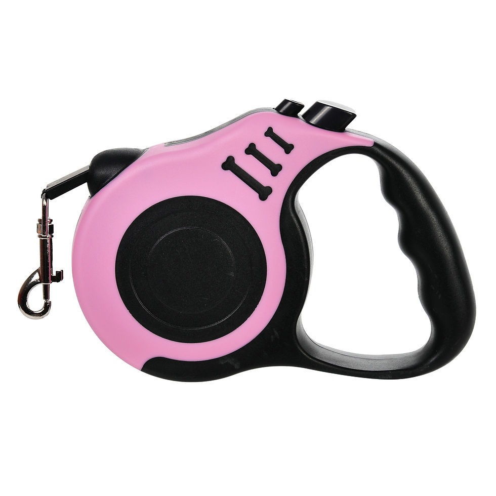 Thumbnail: 3m 5m Dog Leash Lead For Small Medium Dogs Cats Automatic Retractable Strong Nyl