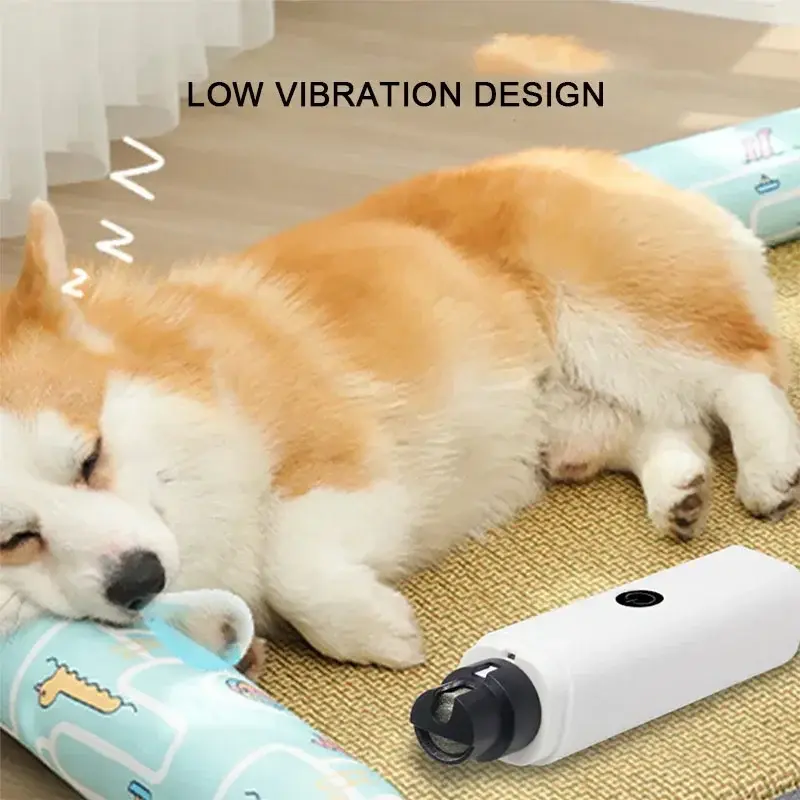 Thumbnail: Electric Dog Nail Clippers for Dog Nail Grinders Rechargeable USB Charging LED L