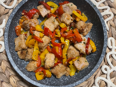 Bocconcini di Tonno gratinato con Peperoni
