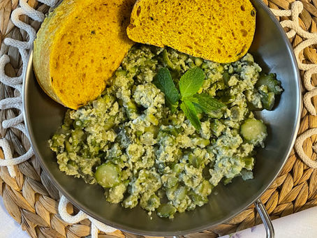 Zucchine con Uova Cremose