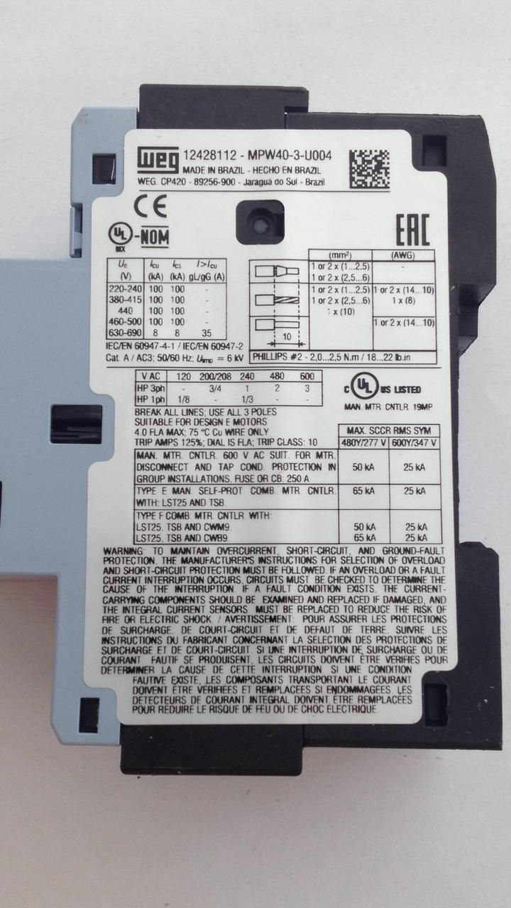 Miniatura: WEG - MPW40 3