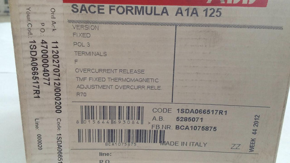 Miniatura: ABB - A1A 125TMF