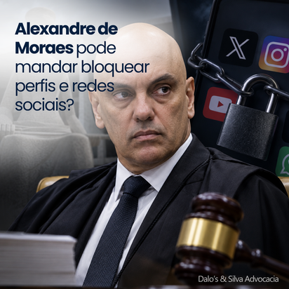 Alexandre de Moraes pode bloquear redes sociais?