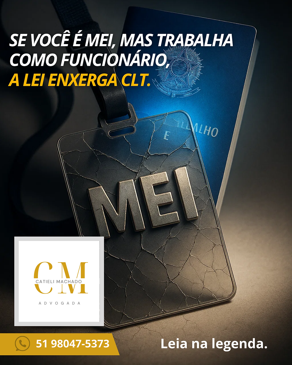 Se você é MEI, mas trabalha como funcionário CLT.