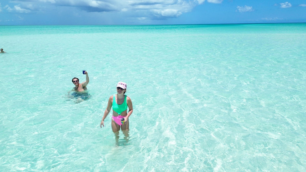 beach day in turks and caicos