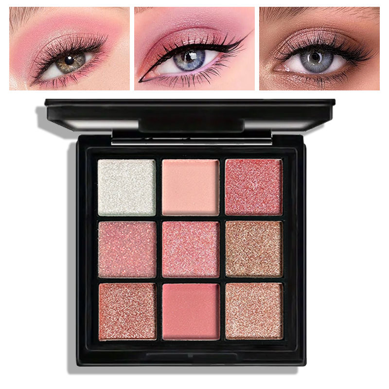 Miniatura: Paleta de sombras com 9 cores