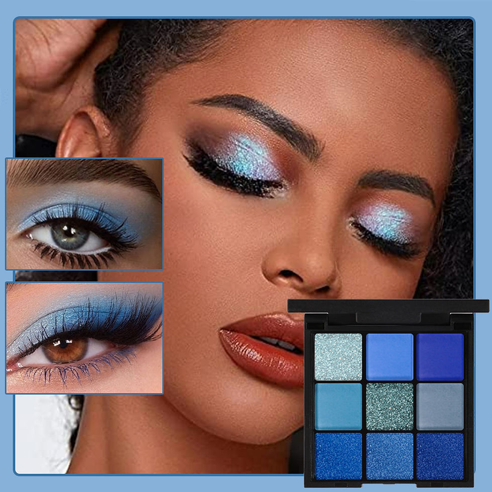Miniatura: Paleta de sombras com 9 cores