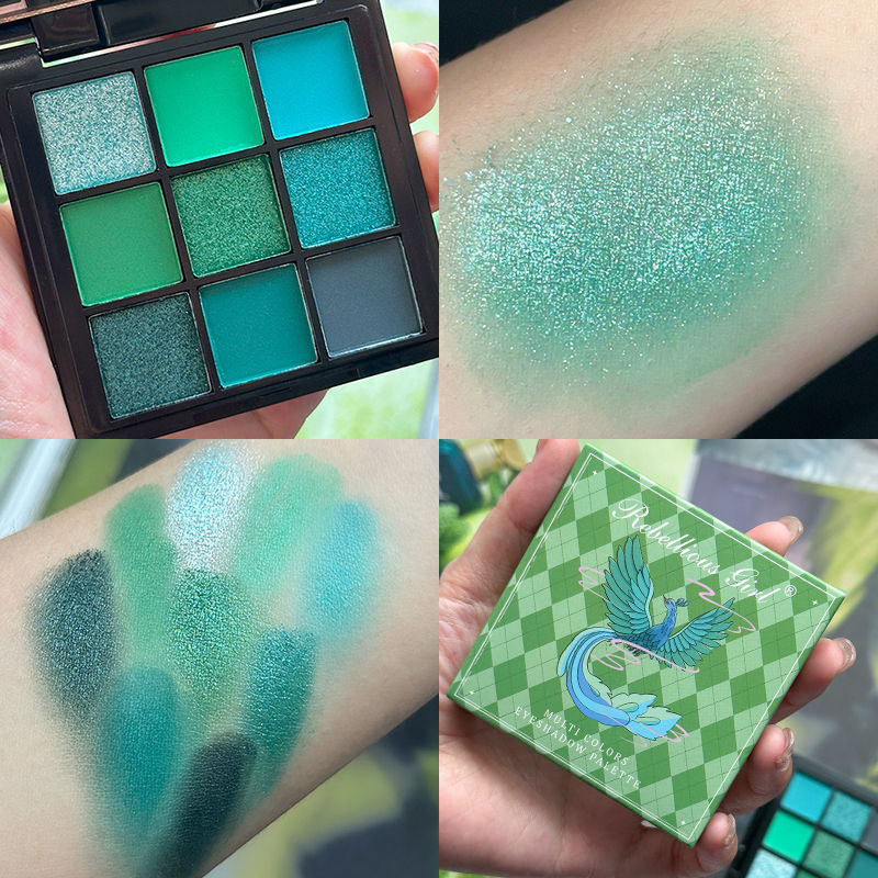 Miniatura: Paleta de sombras com 9 cores