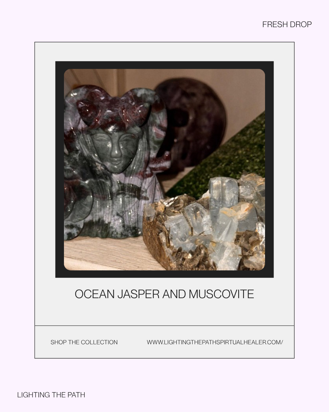 Ocean Jasper & Aquamarine with Muscovite