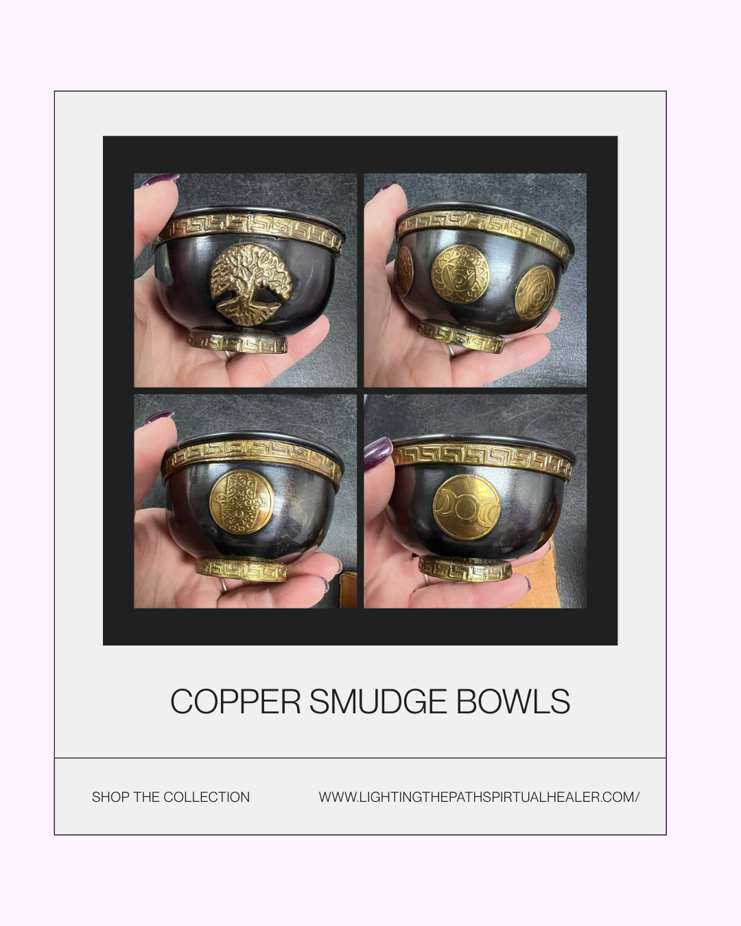 Copper Smudge Bowls