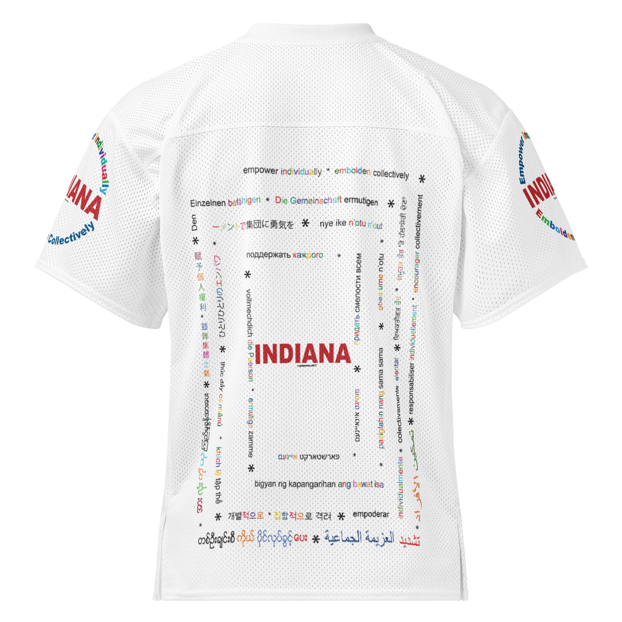 circles of america Indiana rctngl football jersey