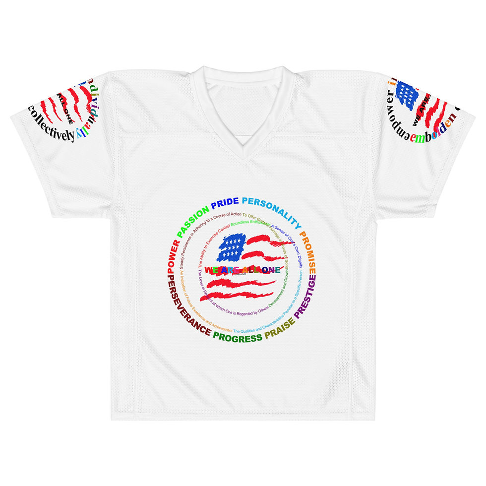 Thumbnail: circles of america Principles football jersey