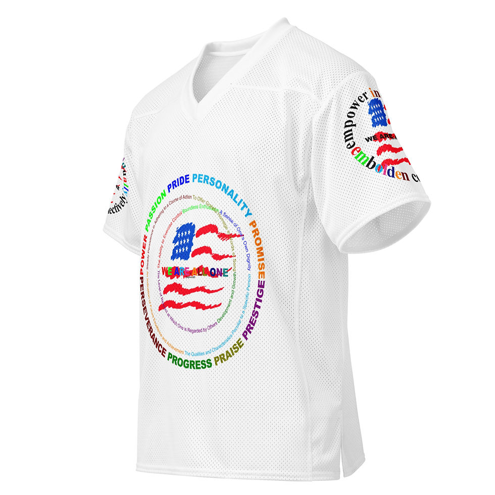 Thumbnail: circles of america Principles football jersey
