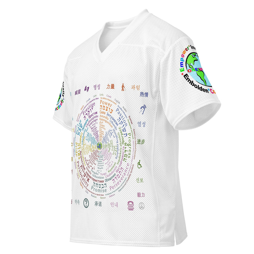 Thumbnail: circles of america Partners football jersey