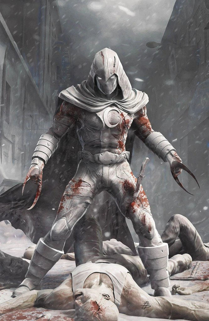 Thumbnail: MOON KNIGHT BLACK WHITE BLOOD #1 BJÖRN BARENDS PHARCYDE COMICS EXCLUSIVE