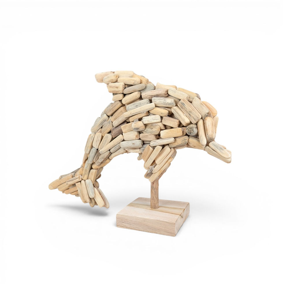 Thumbnail: Driftwood Dolphin Figurine