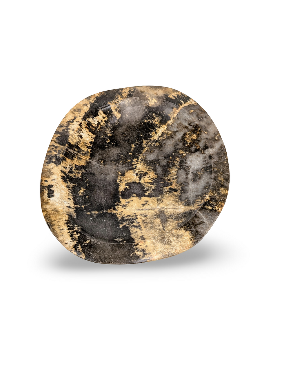 Thumbnail: STONE WOOD BOWL, Petrified Wood Bowl, Fossilized Wood Dish, Petrified Bowl Decor