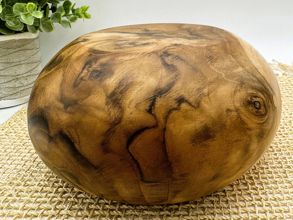 Thumbnail: HAND CARVED BOWL Set, Asian Wood Bowl, Bali Teak Bowl, Teak Fruit Bowl, Rice